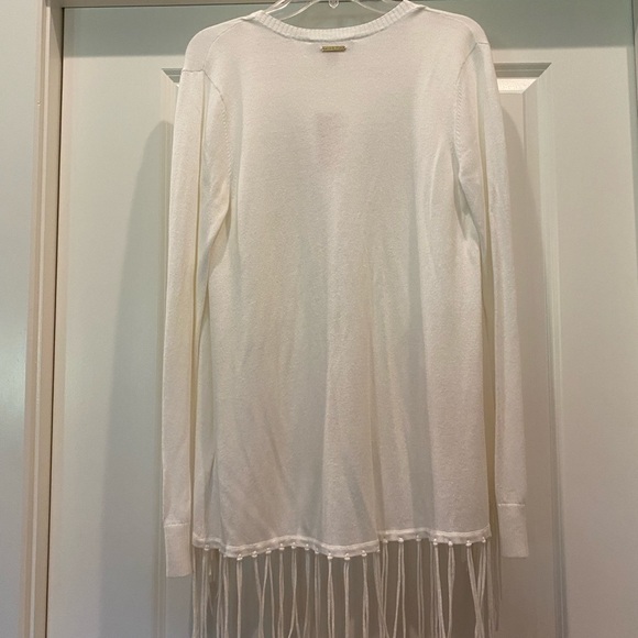 Michael Kors LS Fringe Sweater NWT - Picture 3 of 4